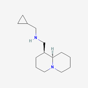 1-cyclopropyl-N-[(1S,9aR)-octahydro-2H-quinolizin-1-ylmethyl]methanamine