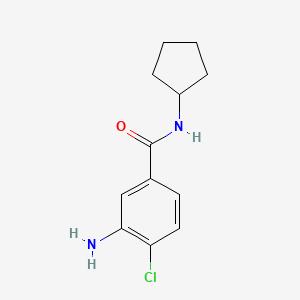 3-amino-4-chloro-N-cyclopentylbenzamide