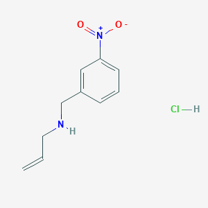 molecular formula C10H13ClN2O2 B2660149 [(3-Nitrophenyl)methyl](prop-2-en-1-yl)amine hydrochloride CAS No. 1158745-18-6