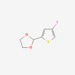 B2660159 2-(4-Iodothiophen-2-yl)-1,3-dioxolane CAS No. 2219380-23-9