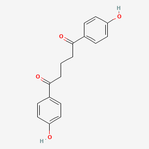 molecular formula C17H16O4 B2660210 1,5-Bis(4-hydroxyphenyl)pentane-1,5-dione CAS No. 20837-35-8