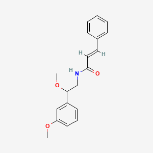 molecular formula C19H21NO3 B2660234 N-(2-methoxy-2-(3-methoxyphenyl)ethyl)cinnamamide CAS No. 1798431-83-0