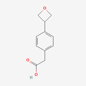 2-(4-(Oxetan-3-yl)phenyl)acetic acid