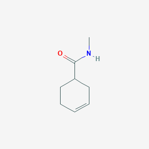 molecular formula C8H13NO B2660265 N-甲基环己-3-烯-1-甲酰胺 CAS No. 54385-24-9