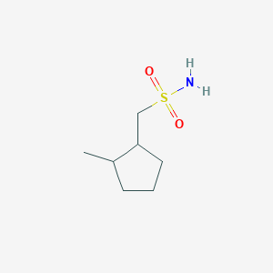 molecular formula C7H15NO2S B2660277 (2-甲基环戊基)甲磺酰胺 CAS No. 1695877-80-5