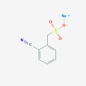 molecular formula C8H6NNaO3S B2660283 Sodium (2-cyanophenyl)methanesulfonate CAS No. 197311-76-5