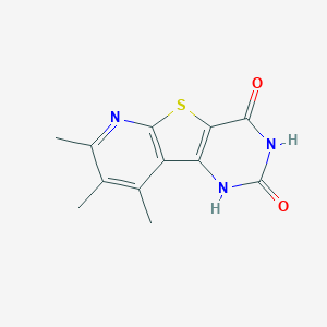 4-hydroxy-7,8,9-trimethylpyrido[3',2':4,5]thieno[3,2-d]pyrimidin-2(1H)-one