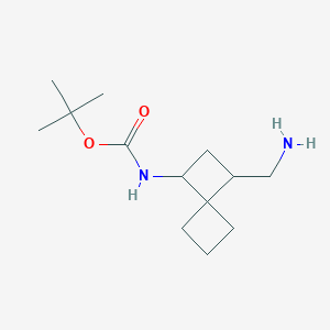 Tert-butyl N-[1-(aminomethyl)spiro[3.3]heptan-3-yl]carbamate
