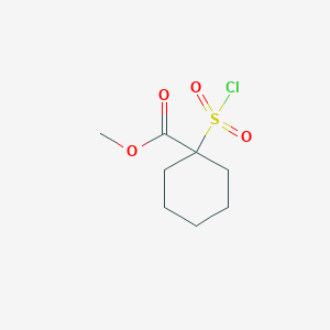 Methyl 1-(chlorosulfonyl)cyclohexanecarboxylate