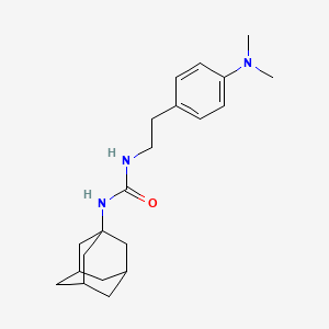 molecular formula C21H31N3O B2660359 3-(Adamantan-1-yl)-1-{2-[4-(dimethylamino)phenyl]ethyl}urea CAS No. 1396811-76-9