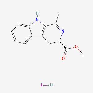 molecular formula C14H15IN2O2 B2660403 (S)-Methyl 1-methyl-4,9-dihydro-3H-pyrido[3,4-b]indole-3-carboxylate hydroiodide CAS No. 85239-46-9