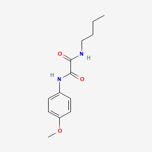 molecular formula C13H18N2O3 B2660410 N-butyl-N'-(4-methoxyphenyl)oxamide CAS No. 21782-35-4