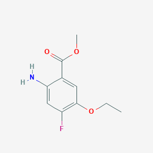 molecular formula C10H12FNO3 B2660477 Methyl 2-amino-5-ethoxy-4-fluorobenzoate CAS No. 1248353-15-2