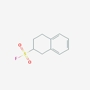 molecular formula C10H11FO2S B2660480 1,2,3,4-Tetrahydronaphthalene-2-sulfonyl fluoride CAS No. 2137657-71-5