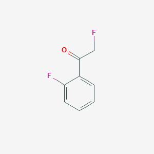 molecular formula C8H6F2O B2660542 2-Fluoro-1-(2-fluorophenyl)ethanone CAS No. 1402412-84-3