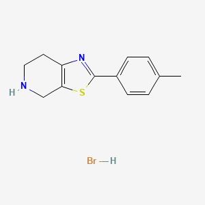 2-(p-Tolyl)-4,5,6,7-tetrahydrothiazolo[5,4-c]pyridine hydrobromide