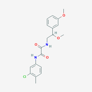 N1-(3-chloro-4-methylphenyl)-N2-(2-methoxy-2-(3-methoxyphenyl)ethyl)oxalamide