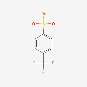 molecular formula C7H4BrF3O2S B2660573 4-(三氟甲基)苯磺酰溴 CAS No. 1694090-08-8