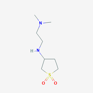 molecular formula C8H18N2O2S B2660600 N-(1,1-dioxothiolan-3-yl)-N',N'-dimethylethane-1,2-diamine CAS No. 93114-08-0