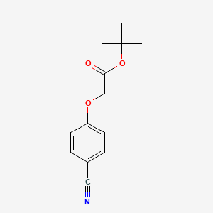 molecular formula C13H15NO3 B2660604 Tert-butyl 2-(4-cyanophenoxy)acetate CAS No. 147840-05-9