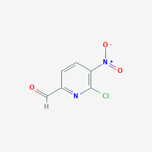 molecular formula C6H3ClN2O3 B2660634 6-Chloro-5-nitropicolinaldehyde CAS No. 1289032-19-4