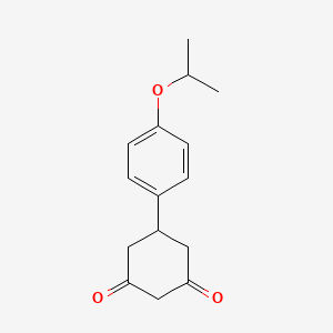 B2660661 5-(4-Isopropoxyphenyl)cyclohexane-1,3-dione CAS No. 762243-29-8