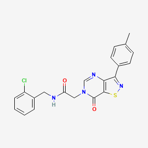 1-{[3-(2-chlorophenyl)-1,2,4-oxadiazol-5-yl]methyl}-3-(4-methoxybenzyl)thieno[3,2-d]pyrimidine-2,4(1H,3H)-dione