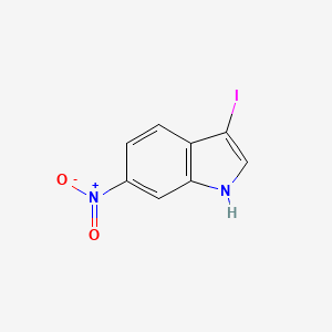 molecular formula C8H5IN2O2 B2660693 3-iodo-6-nitro-1H-indole CAS No. 1360963-23-0
