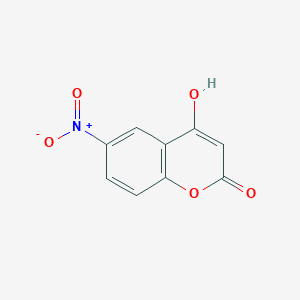 molecular formula C9H5NO5 B2660790 4-Hydroxy-6-nitrocoumarin CAS No. 1641-03-8