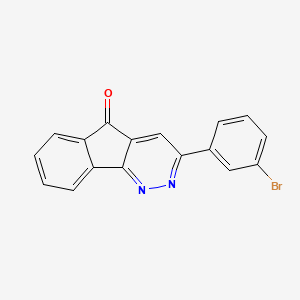 molecular formula C17H9BrN2O B2660796 3-(3-bromophenyl)-5H-indeno[1,2-c]pyridazin-5-one CAS No. 147508-56-3