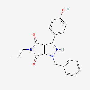 1-benzyl-3-(4-hydroxyphenyl)-5-propyltetrahydropyrrolo[3,4-c]pyrazole-4,6(1H,5H)-dione