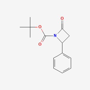 B2660848 Tert-butyl 2-oxo-4-phenylazetidine-1-carboxylate CAS No. 294862-04-7
