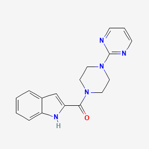 B2660879 1H-indol-2-yl-(4-pyrimidin-2-ylpiperazin-1-yl)methanone CAS No. 1027418-37-6