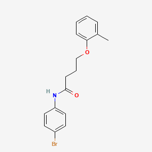 B2660885 N-(4-bromophenyl)-4-(2-methylphenoxy)butanamide CAS No. 385373-45-5