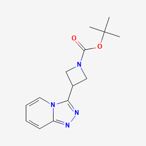 Tert-butyl 3-([1,2,4]triazolo[4,3-a]pyridin-3-yl)azetidine-1-carboxylate