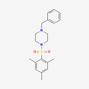 molecular formula C20H26N2O2S B2660910 1-Benzyl-4-(mesitylsulfonyl)piperazine CAS No. 326899-60-9