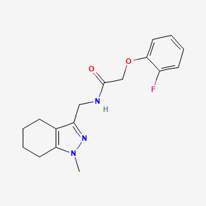 2-(2-fluorophenoxy)-N-((1-methyl-4,5,6,7-tetrahydro-1H-indazol-3-yl)methyl)acetamide