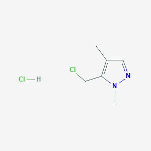 B2660933 5-(Chloromethyl)-1,4-dimethyl-1H-pyrazole HCl CAS No. 1956335-39-9