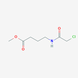 molecular formula C7H12ClNO3 B2660988 Methyl 4-(2-chloroacetamido)butanoate CAS No. 94359-90-7