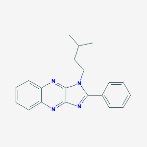 molecular formula C20H20N4 B266099 1-(3-methylbutyl)-2-phenyl-1H-imidazo[4,5-b]quinoxaline 