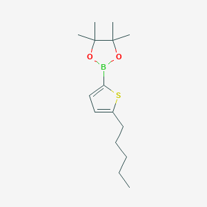 4,4,5,5-Tetramethyl-2-(5-pentylthiophen-2-yl)-1,3,2-dioxaborolane