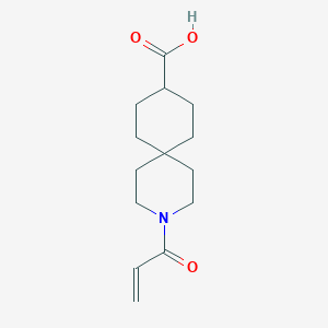 3-Prop-2-enoyl-3-azaspiro[5.5]undecane-9-carboxylic acid