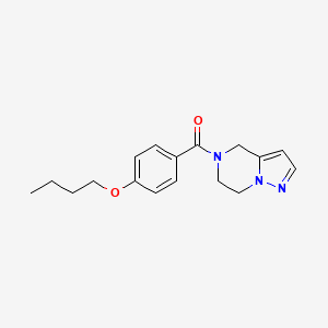 (4-butoxyphenyl)(6,7-dihydropyrazolo[1,5-a]pyrazin-5(4H)-yl)methanone
