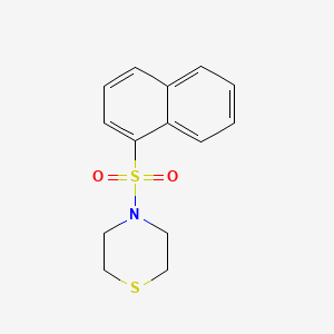 4-Naphthalen-1-ylsulfonylthiomorpholine