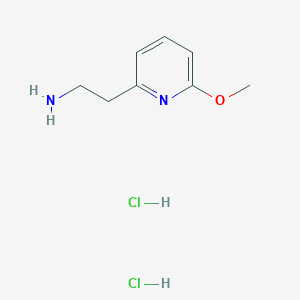 molecular formula C8H14Cl2N2O B2661071 2-(6-Methoxypyridin-2-yl)ethan-1-amine dihydrochloride CAS No. 2060005-15-2