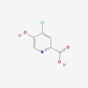 molecular formula C6H4ClNO3 B2661080 4-Chloro-5-hydroxypicolinic acid CAS No. 1060804-56-9