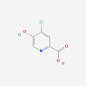 molecular formula C6H4ClNO3 B2661080 4-氯-5-羟基吡啶甲酸 CAS No. 1060804-56-9