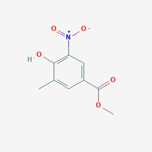 molecular formula C9H9NO5 B2661090 Methyl 4-hydroxy-3-methyl-5-nitrobenzoate CAS No. 850335-09-0