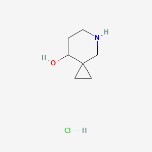 molecular formula C7H14ClNO B2661113 5-Azaspiro[2.5]octan-8-ol;hydrochloride CAS No. 2174001-90-0