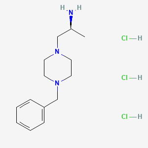 (2S)-1-(4-benzylpiperazin-1-yl)propan-2-amine trihydrochloride